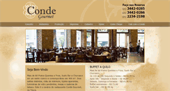 Desktop Screenshot of condegourmet.com.br